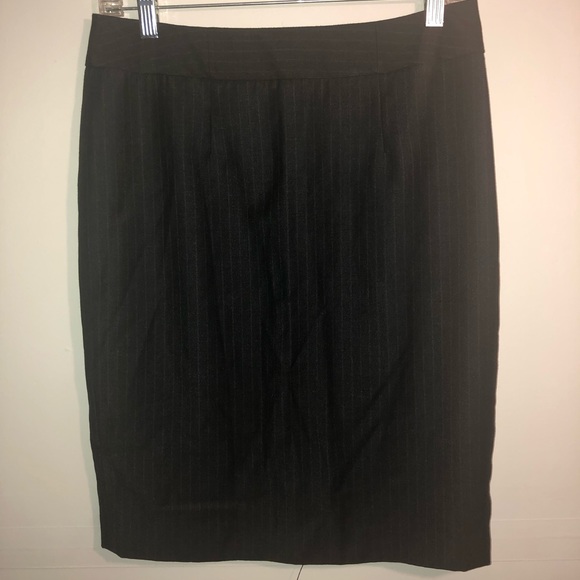 Calvin Klein Pinstripe Pencil Skirt - Picture 1 of 4
